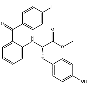 934348-99-9,2-[2-(4-FLUORO-BENZOYL)-PHENYLAMINO]-3-(4-HYDROXY-PHENYL)-PROPIONIC ACID METHYL ESTER