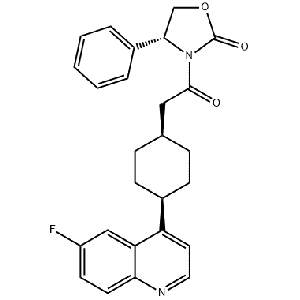 1923836-68-3,(R)-3-[2-[順式-4-(6-氟-4-喹啉基)環(huán)己基]乙?；鵠-4-苯基-2-噁唑烷酮