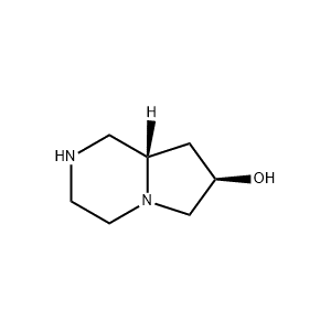 879399-07-2,(7R,8AS)-7-羥基八氫吡咯并[1,2-A]吡嗪
