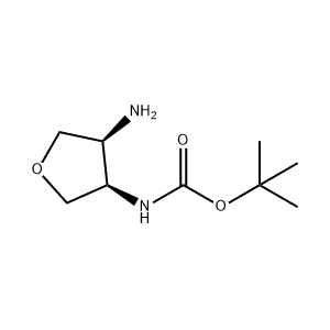 1628794-75-1,((3R,4S)-4-氨基四氫呋喃-3-基)氨基甲酸叔丁酯