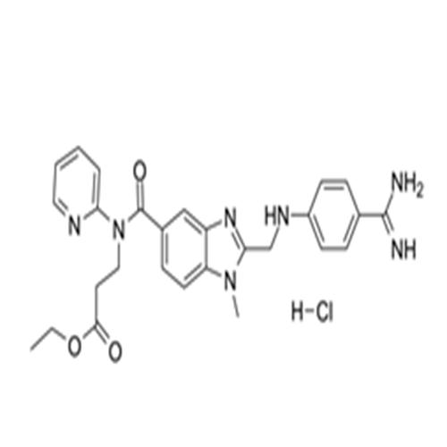 Dabigatran ethyl ester hydrochloride.png