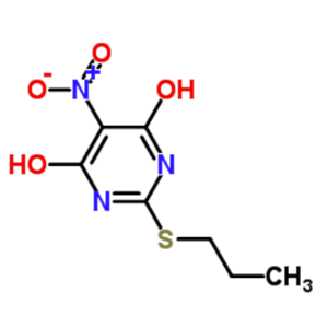 4，6-二羥基-5-硝基-2-丙硫基嘧啶