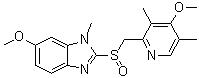 CAS 登錄號：784143-42-6, 6-甲氧基-2-[[(4-甲氧基-3,5-二甲基-2-吡啶基)甲基]亞磺?；鵠-1-甲基-1H-苯并咪唑