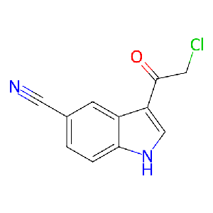 3-(2-氯乙?；?-1H-吲哚-5-甲腈,115027-08-2