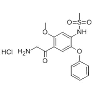  2-氨基-1-(2-甲氧基-4-甲磺酰胺基-5-苯氧基苯基)乙酮鹽酸鹽 