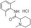 CAS 登錄號：1722-62-9, 鹽酸甲哌卡因, N-(2,6-二甲基苯基)-1-甲基-2-哌啶甲酰胺鹽酸鹽