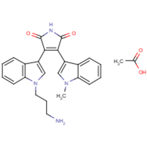 Bisindolylmaleimide VIII acetate 138516-31-1