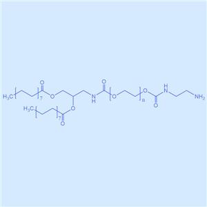 1,2-二肉豆蔻酰-rac-甘油-3-聚乙二醇氨基,DMG-PEG-NH2,試劑