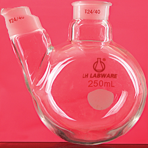 斜二口圓底燒瓶 100ml 24/40  19/26|100ml|聯(lián)華