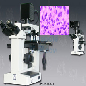 三目倒置生物顯微鏡||LWD200-37T|測維