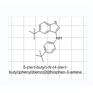 5-(叔丁基)-N-[4-(叔丁基)苯基]-苯并[B]噻吩-3-胺