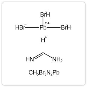 甲脒溴基鈣鈦礦FAPbBr3，橙色粉末