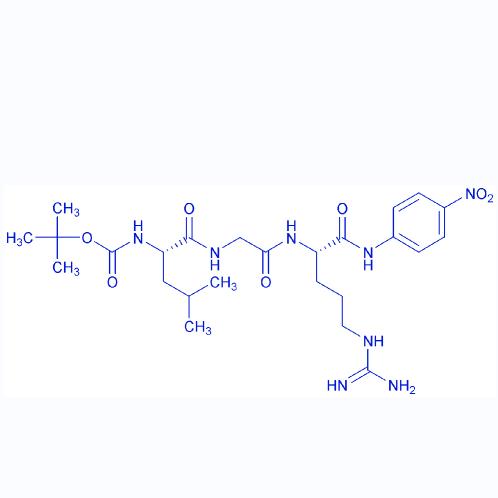 Boc-Leu-Gly-Arg-PNA.HCl  68223-96-1；71730-95-5.png