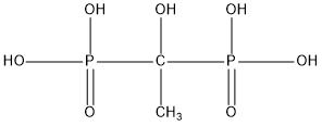 羥基乙叉二膦酸（HEDP）結(jié)構(gòu)式