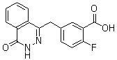 CAS 登錄號：763114-26-7, 2-氟-5-(4-氧代-3,4-二氫酞嗪-1-甲基)苯甲酸