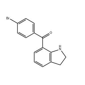 7-（4-溴苯甲酰）-2，3-二氫吲哚