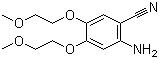 CAS 登錄號：950596-58-4, 2-氨基-4,5-雙(2-甲氧基乙氧基)苯腈