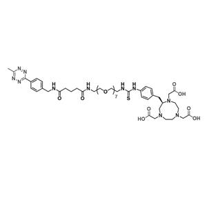 MeTz-PEG7-NOTA，甲基四嗪-七聚乙二醇-NOTA，Me-Tetrazine-PEG7-NOTA