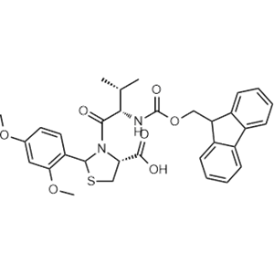 Fmoc-Val-Cys[psi(Dmp,H)pro]-OH