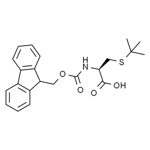  Fmoc-Cys(tBu)-OH，N-Fmoc-S-叔-丁基-L-半胱氨酸