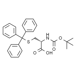 Boc-Cys(Trt)-OH，N-叔丁氧羰基-S-三苯甲基-L-半胱氨酸