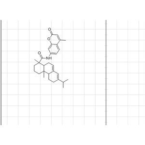 7-(tert-butyl)-1,4a-dimethyl-N-(4-methyl-2-oxo-2H-chromen-7-yl)-1,2,3,4,4a,4b,5,6,10,10a-decahydrophenanthrene-1-carboxamide