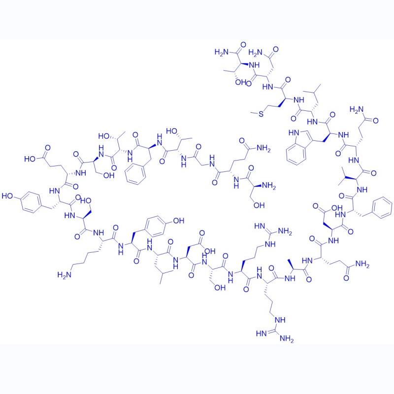 [Des-His1，Glu9]-Glucagon (1-29), amide  110084-95-2.png