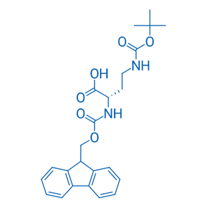 Fmoc-Dab(Boc)-OH，N-芴甲氧羰基-N'-叔丁氧羰基-L-2,4-二氨基丁酸