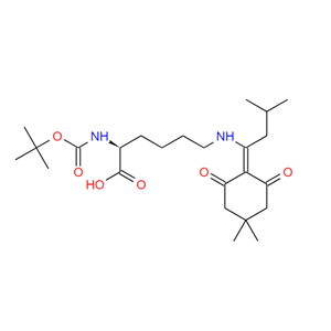 Boc-Lys(ivDde)-OH，叔丁氧羰基-N'-甲基三苯甲基-L-賴氨酸·二環(huán)己基銨鹽