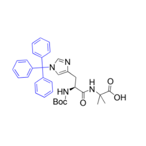 Boc-His(Trt)-Aib-OH
