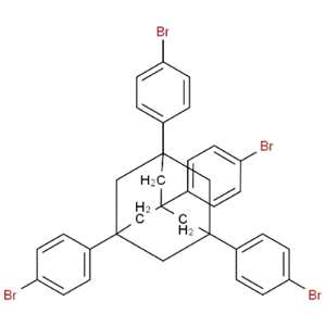 1,3,5,7-四(溴苯基)金剛烷   1,3,5,7-tetrakis(4-bromophenyl)adamantane    144970-36-5 克級供貨，可按需分裝  