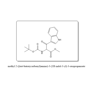2-((叔丁氧羰基）氨基)-3-(1H-吲哚-3-基)-3-氧代丙酸甲酯
