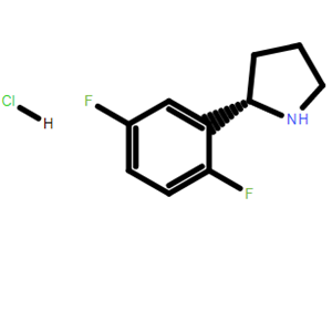 (S)-2-(2,5-二氟苯基)吡咯烷鹽酸鹽