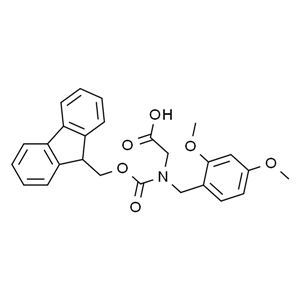 Fmoc-(Dmb)Gly-OH，F(xiàn)moc-N-(2,4-二甲氧基芐基)-甘氨酸