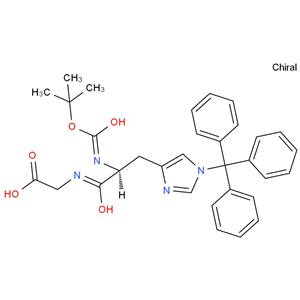 Bos-His(Trt)-Gly-OH，叔丁氧羰基-組氨酸(三苯甲基)-甘氨酸