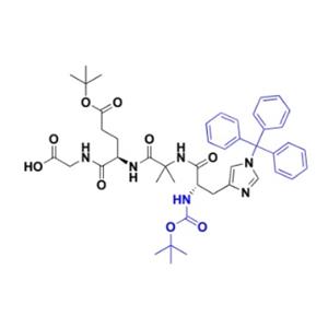 Boc-His(Trt)-Aib-Glu(OtBu)-Gly-OH