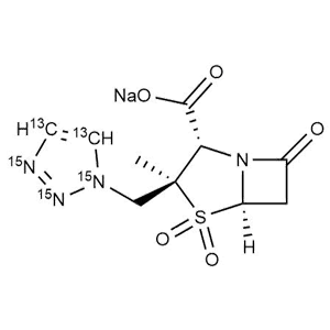 他唑巴坦-[13C2，15N3]鈉鹽