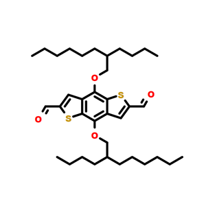2085753-68-8；2,6-二醛基-4,8-雙[(2-丁基辛基)氧基]-苯并[1,2-B:4,5-B']二噻吩