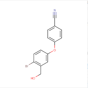 4-[4-溴-3-(羥基甲基)苯氧基]苯甲腈