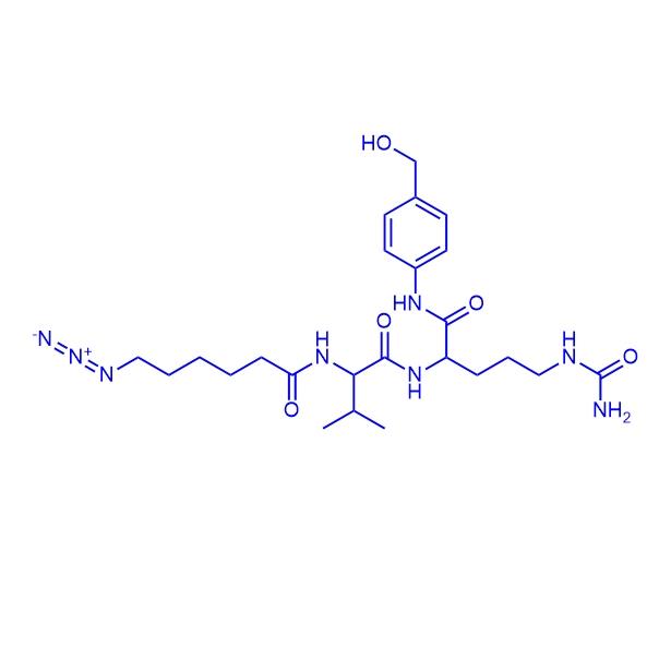 6-Azidohexanoyl-Val-Cit-PAB 1613321-02-0.png