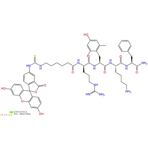 熒光標(biāo)記的線粒體靶向抗氧化劑SS-31、FITC-SS-31、FITC-Ahx-D-Arg-Dmt-Lys-Phe-NH2