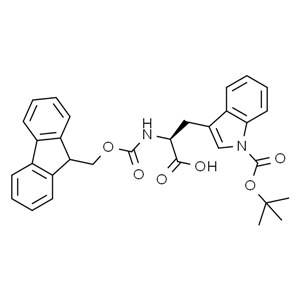 Fmoc-Trp(Boc)-OH，N-(9-芴甲氧羰基)-N1-叔丁氧羰基-L-色氨酸