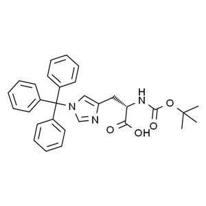 Boc-His(Trt)-OH，N-Boc-N'-三苯甲基-L-組氨酸