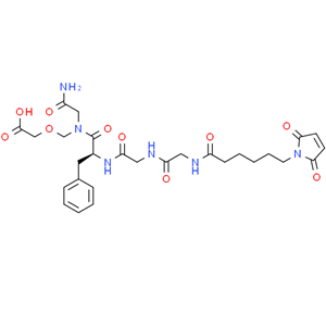 MC-Gly-Gly-Phe-Gly-NH-CH2-O-CH2COOH 