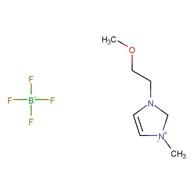 388095-13-4 1-甲氧基乙基-3-甲基味唑四氟硼酸鹽 結(jié)構(gòu)式圖片