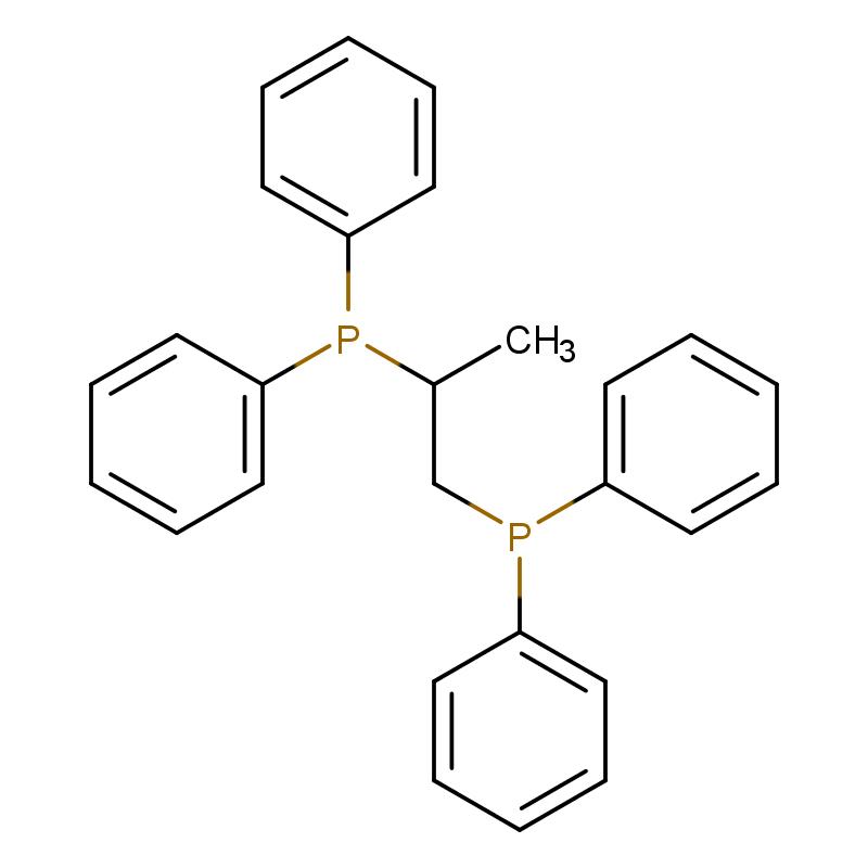 67884-32-6 (R)-(+)-1,1'-(二苯基膦基)丙烷 結(jié)構(gòu)式圖片