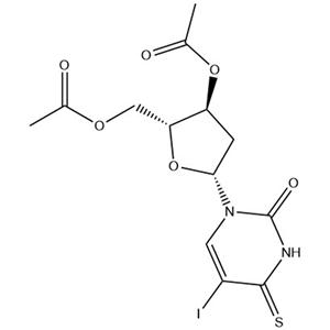 Uridine, 2'-deoxy-5-iodo-4-thio-,3'5'-diacetate