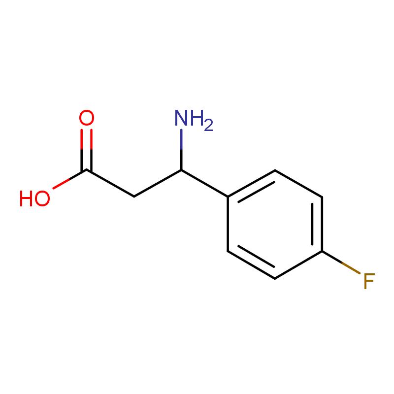 151911-23-8 (R)-3-氨基-3-(4-氟苯基)-丙酸 結(jié)構(gòu)式圖片