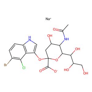 aladdin 阿拉丁 X110183 5-溴-4-氯-3-吲哚基-α-D-N-乙酰神經(jīng)氨酸鈉鹽(X-NeuNAc) 160369-85-7 97%