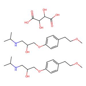 aladdin 阿拉丁 M111945 酒石酸美托洛爾 56392-17-7 98%